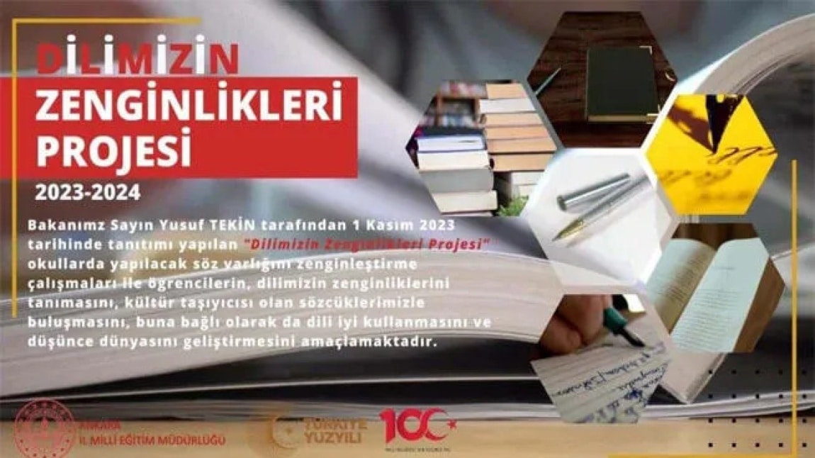 Dilimizin zenginliği Projesi tanıtımı